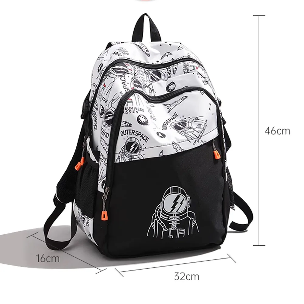 Laptop Backpack for Men Women Outer Space Large Capacity Cover Waterproof Durable Outdoor Travel Casual Student Schoolbag