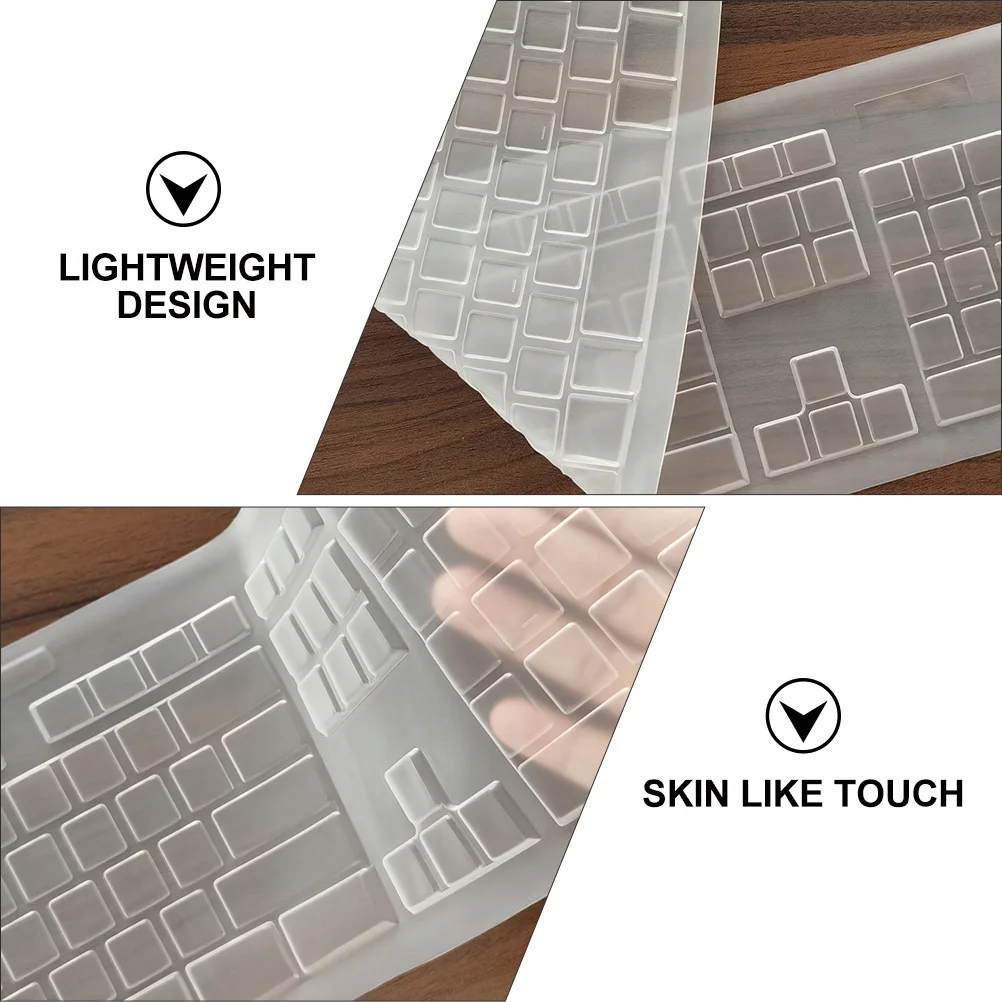2pcs Silicone Keyboard Cover Film Waterproof Dust Proof Protection For Mk270 Compact Foldable Design Laptop Keyboard Accessory