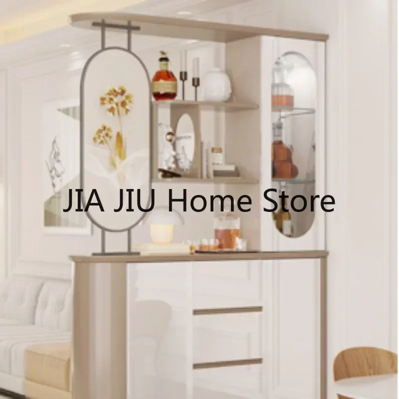 Luxury Wall Wine Cabinets Modern Liquor Simplicity Storage Wine Cabinets Display European Mueble Licorera Bar Furniture QF50JG