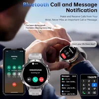 Nouveau militaire T-Rex3 1000mAh batterie SmartWatch hommes 10ATM étanche GPS boussole 1.73 pouces AMOLED écran appel sport montres intelligentes 5
