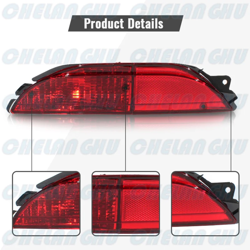 Left Side Rear Bumper Reflector Light Lamp 51718012 For Fiat Grande Punto Lancia Musa 2005-2012