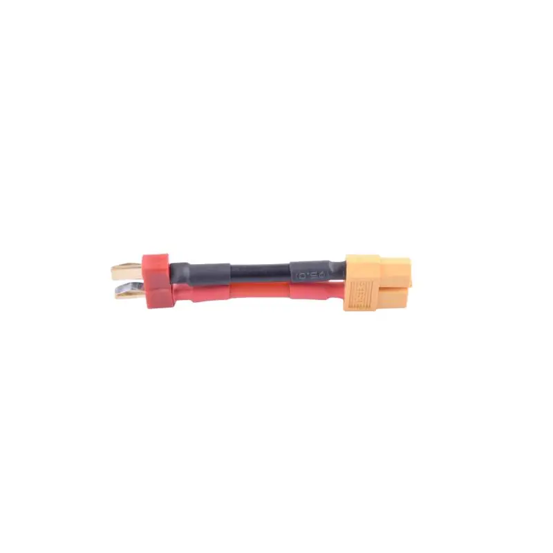 Adaptateur XT60 Femelle vers Deans T-Plug Mâle 14AWG 40mm 2Pcs RC LiPo