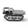 2.4G DIY Stainless Steel RC Dump Truck 10 Channels Assembled Remote Control Tracked Dump Truck Model Crawler Tipper Car Kids Toy 6