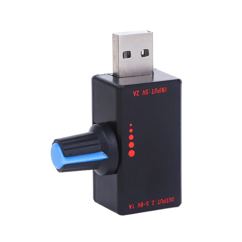 스위치가 있는 5W DC5V2A 팬 유도 속도 컨트롤러 USB 보호 유형-C USB 노트북 휴대폰 냉각 팬 컨트롤러