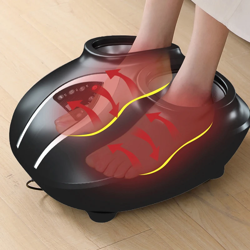 Electric Foot Massager for Adults with Vibration and Heat