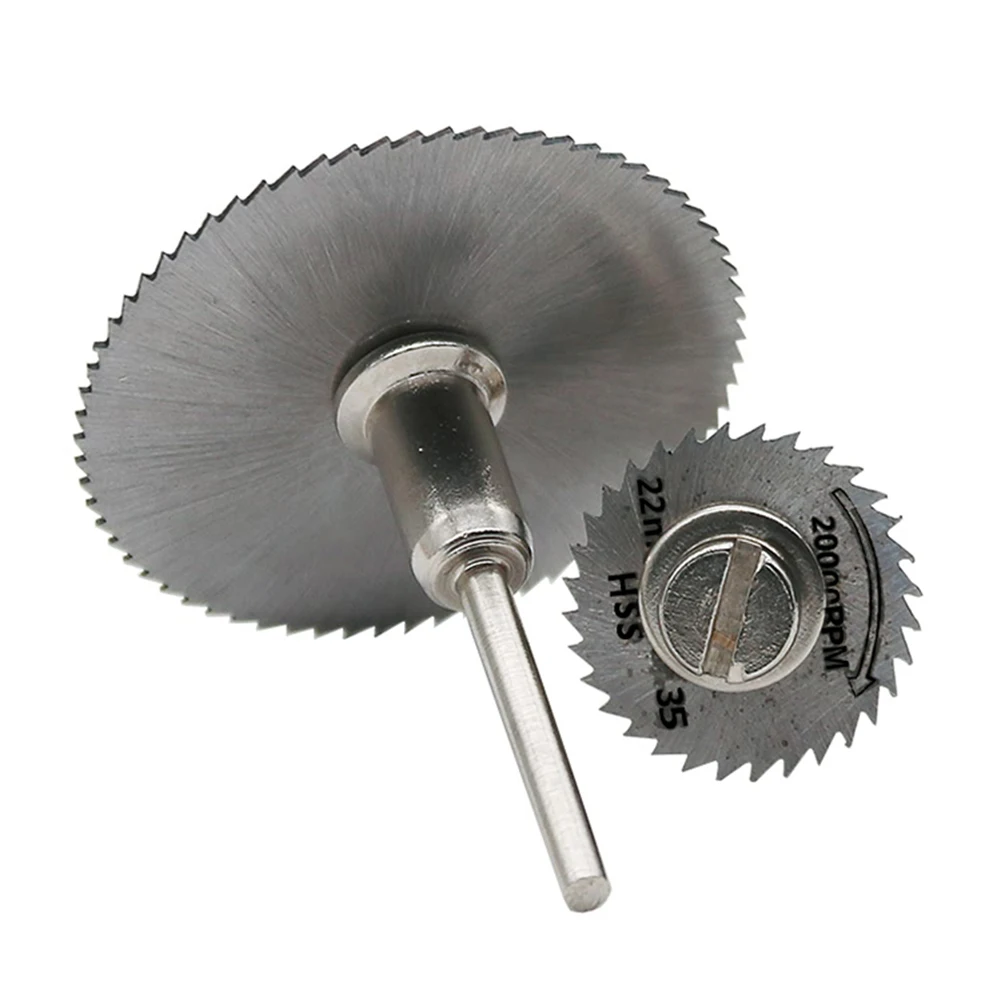 2PCS Mini HSS Circular Saw Blade Rotary Tool For Metal Cutter Wood Cutting Disc For Dremel Rotary Tool 22-50mm Power