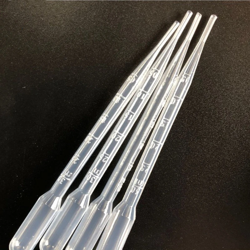 100pcs/set 3ML Pipettes Disposable Eye Dropper Transfer Graduated