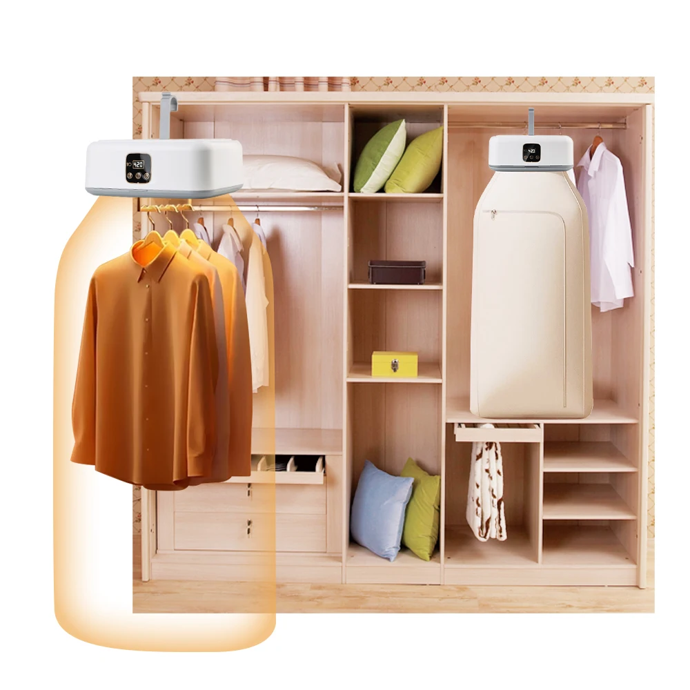 Multifunctional Dryer Machine ​Portable Warm Laundry Dryer Remote Control Min Travel Folded Electric Clothes