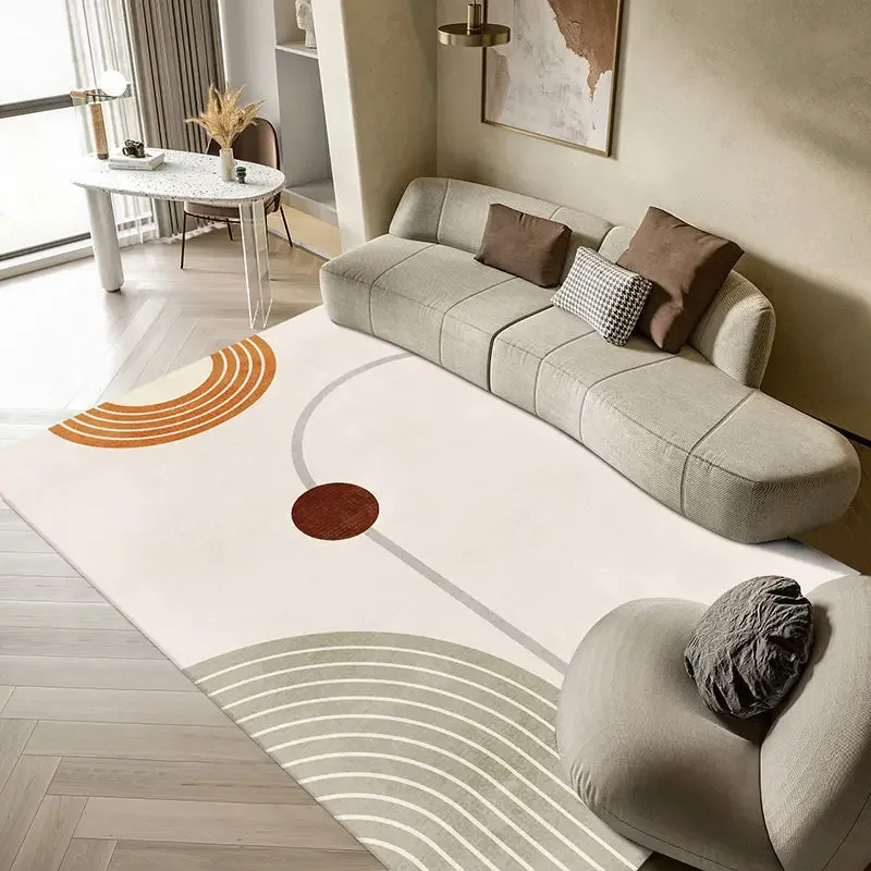 

Nordic Light Luxury Living Room Carpet Bedroom Decoration Soft Carpets Home Corridor Entrance Door Mat Lounge Rug Non-slip Rugs