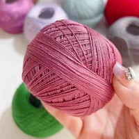 1PC Premium Mercerized Silk Lace Yarn Bundle-Soft, Durable, Vibrant Colors for DIY Knit & Crochet  Soft and Suitable for Summer 4