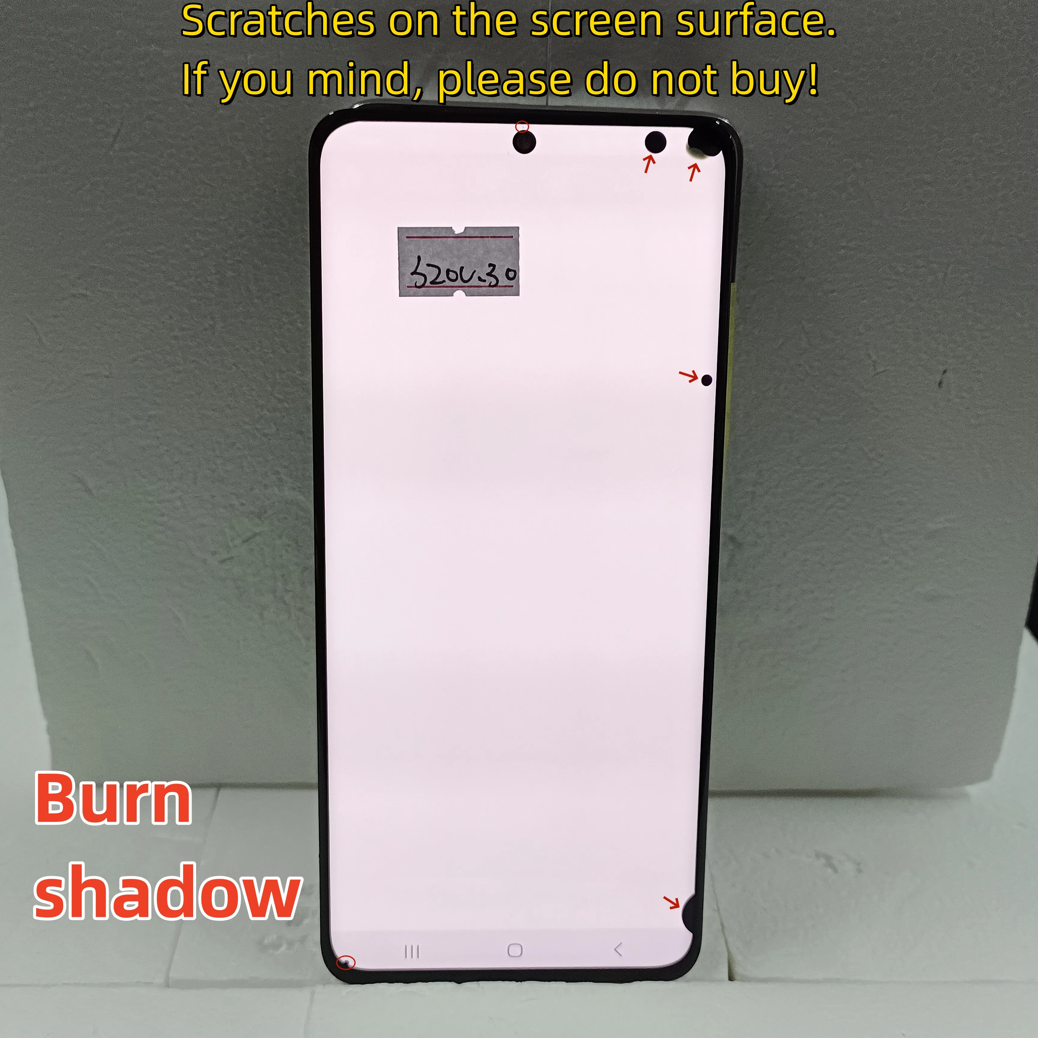  ִ ġ ũ Ÿ, Ｚ  S20 Ʈ G988F SM-G988B DS LCD ÷, 6.9 ġ 100% ׽Ʈ Ϸ