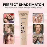 Fond de teint changeant de couleur Luxe 30 ml avec protection SPF UV – Teinte auto-adaptative, naturel, léger, hydratant pour une tenue toute la journée 3