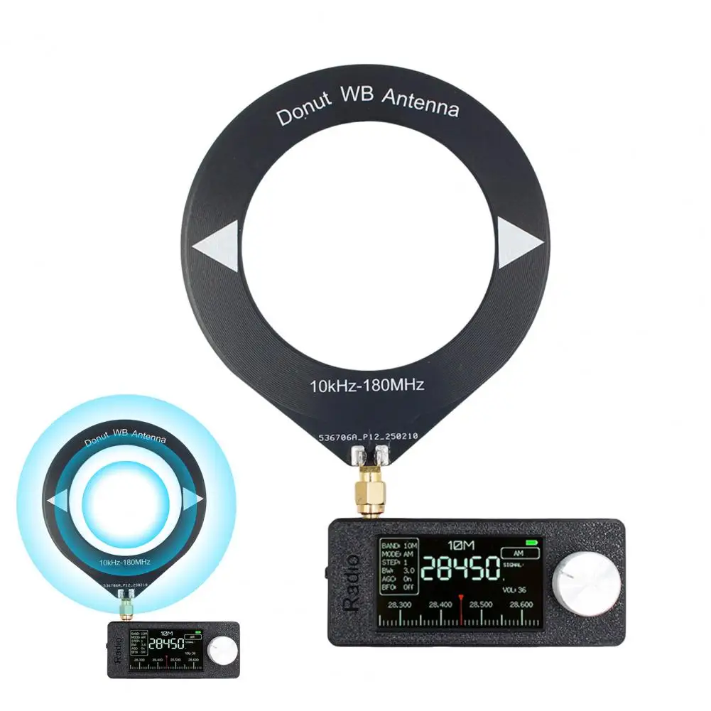 ATS-mini SI4732 0.5-108MHz Radio 1.9" IPS Screen Pocket SSB Radio With Antenna FM/AM All Band ESP32 Receiver