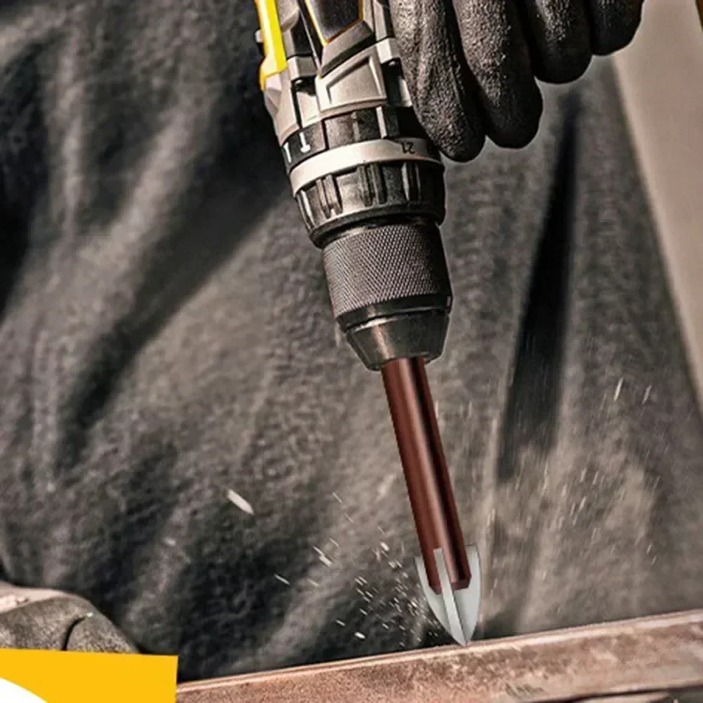 Drill Bits 1pc Cross Hex Tile Bits 3/4/5/6/8/10/12mm For Glass Ceramic Concrete Hole Opener