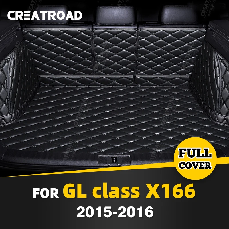 

Автомобильный коврик для багажника с полным покрытием для Mercedes Benz GL Class X166 7-Seat 2015 2016, автомобильный коврик, протектор салона, аксессуары