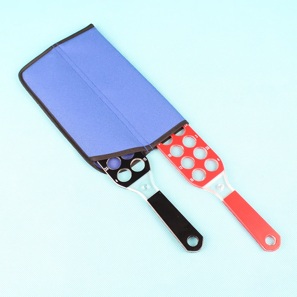 High Accuracy Optical Retinoscopy Rack Lens Set 32 Lenses Nylon Pocket