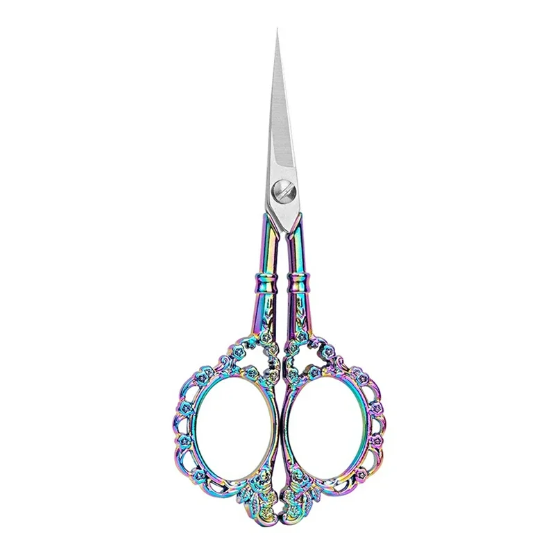 Retro Zakka Stainless Steel Antique Vintage Scissors Sewing Grooming Fishing Thread Cutter Paper Embroidery Cross-stitch Shears
