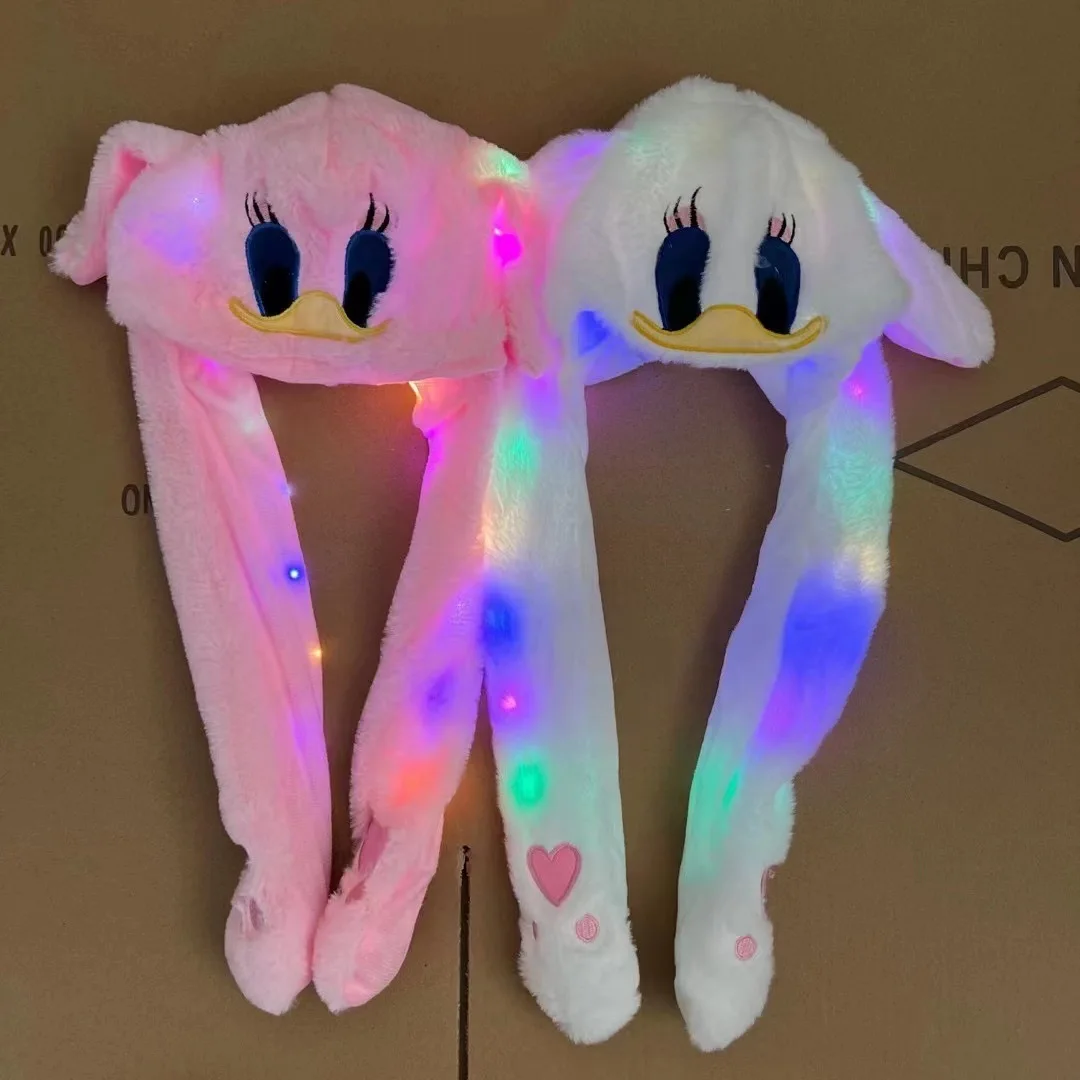 Pokemon Plush Hat Pikachu Cute Ear Shape with Warm Light Cosplay