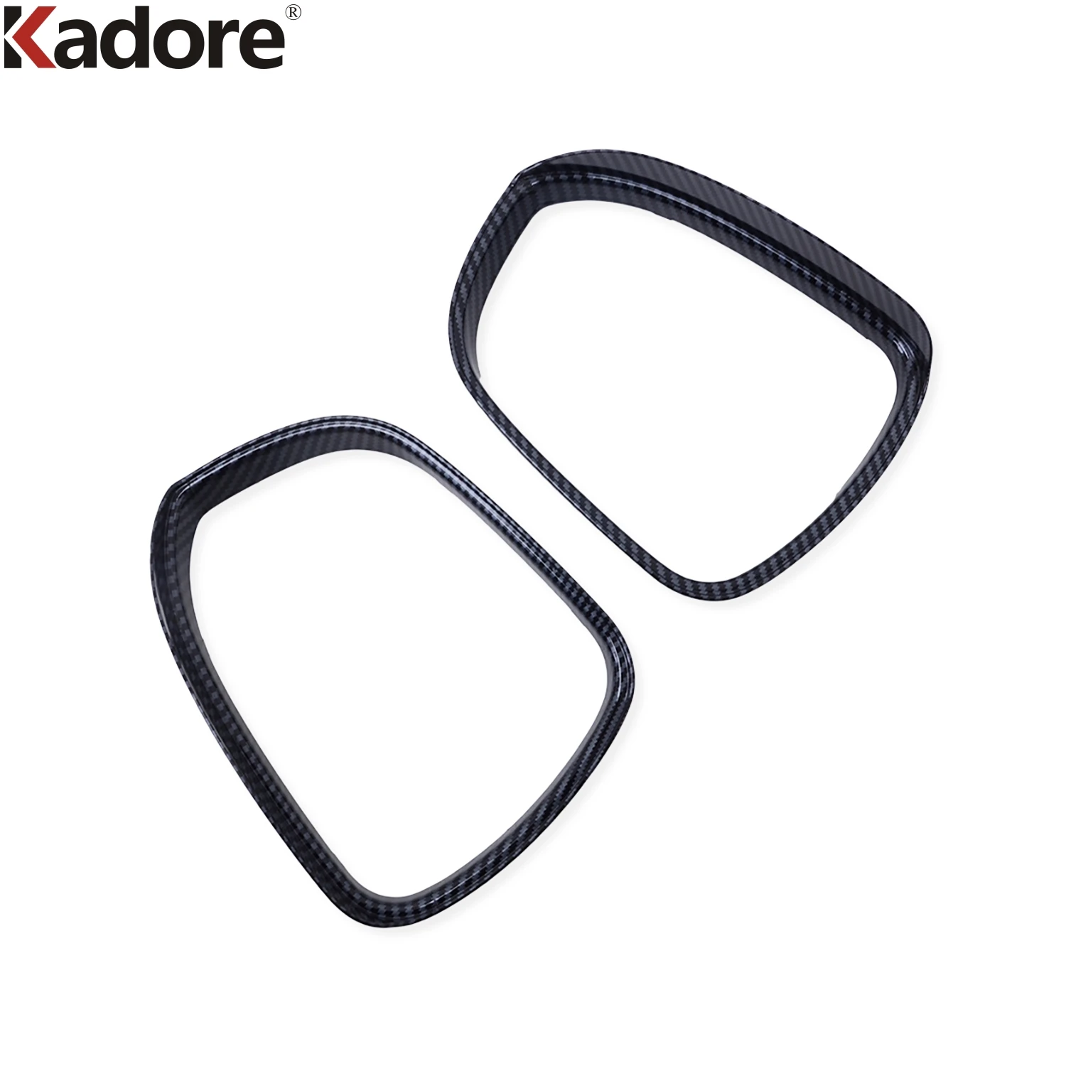 Rearview Mirror Eyebrow Cover Trim For Mitsubishi Outlander 2022 2023  Carbon Car Side Mirrors Sun Rain Visor Covers Accessories