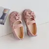 Toddler Girl Glitter Leather Flat Little Children Dress Princess Slip-on Sweet Soft Shoes 6
