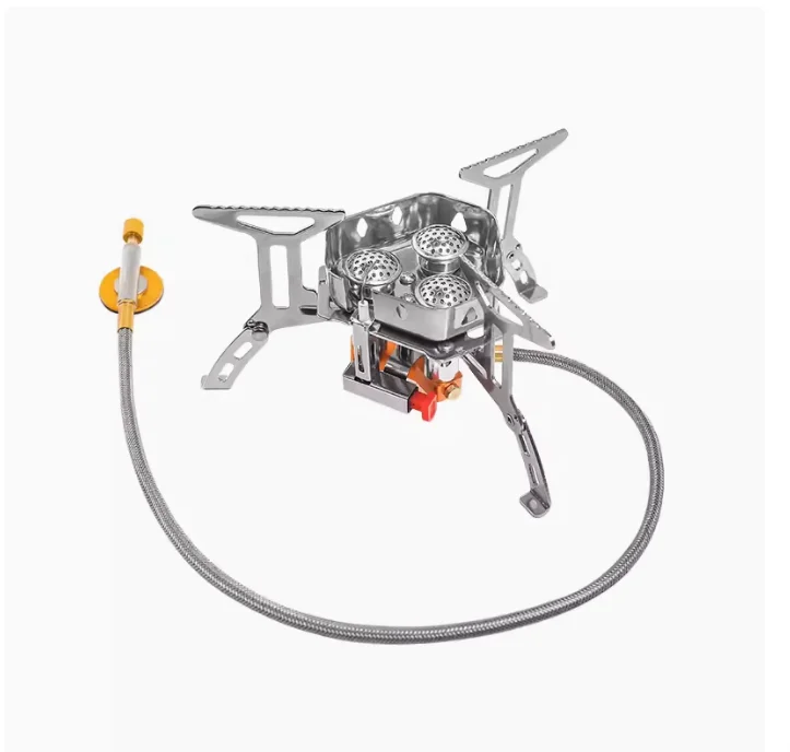 Outdoor hot fire portable cassette gas stove Camping cookstove Folding picnic fishing cookstove mini gas stove