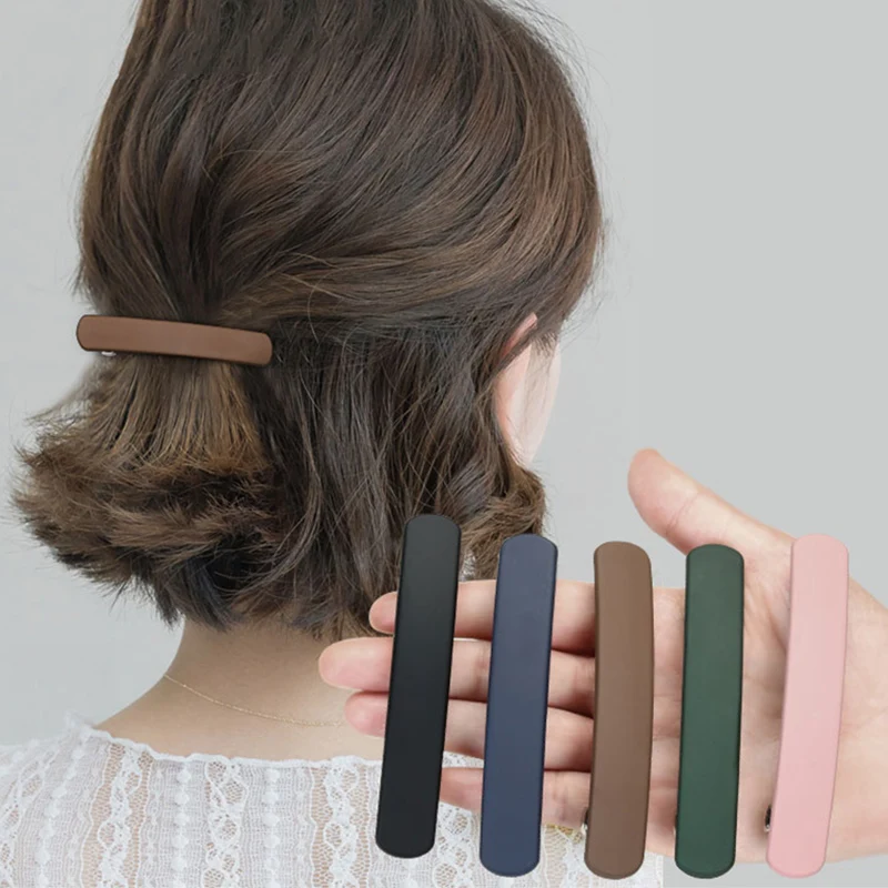 New Elegant Spring Hair Clip French Style One Word Clip For Women
