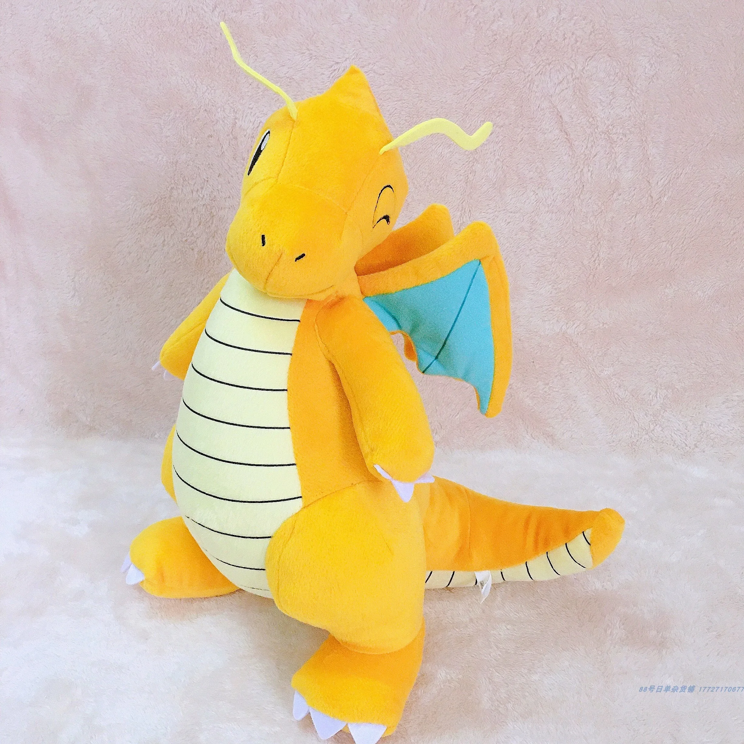 thumbnail image 1 of TAKARA TOMY Pokemon Dragonite Banpresto Peluche Anime Stuffed Animals Fnaf Soft Toys & Hobbies Funny Gift Dragon Plush For Kids, 1 of 5