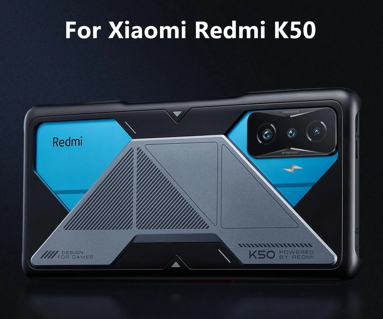 Original Xiaomi Redmi K50 /POCO F4 GT/ POCO F4 metal heat dissipation magnetic shell protective case For Xiaomi Redmi K50 phone protective case