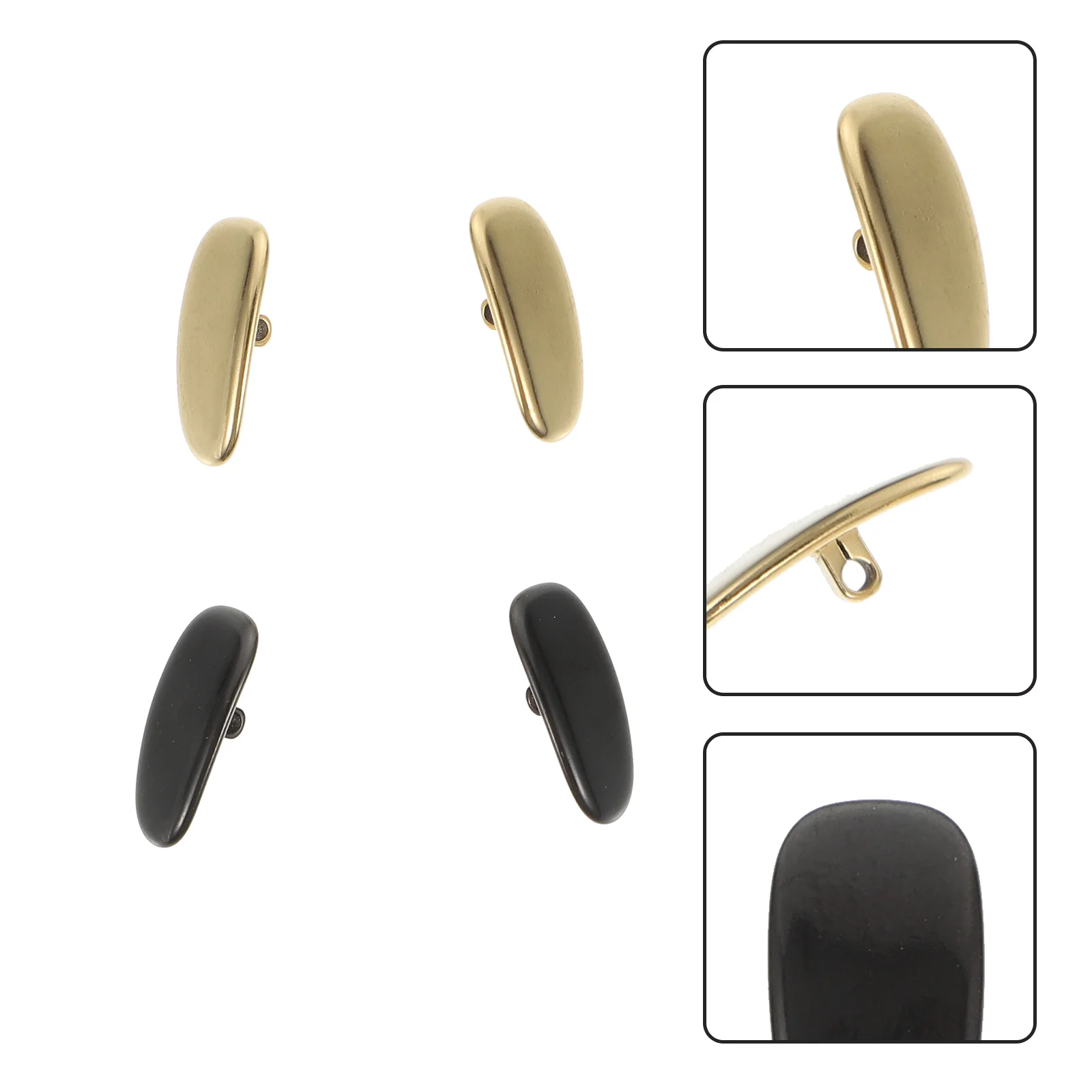 

2 Pcs Glasses Nose Pads Anti-skid Accessories Air Eyeglasses Supplies Sunglasses Cushion