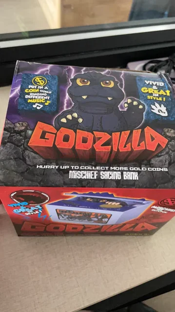 Bandai Godzilla-Grande tirelire pour adultes, tirelire, tirelire