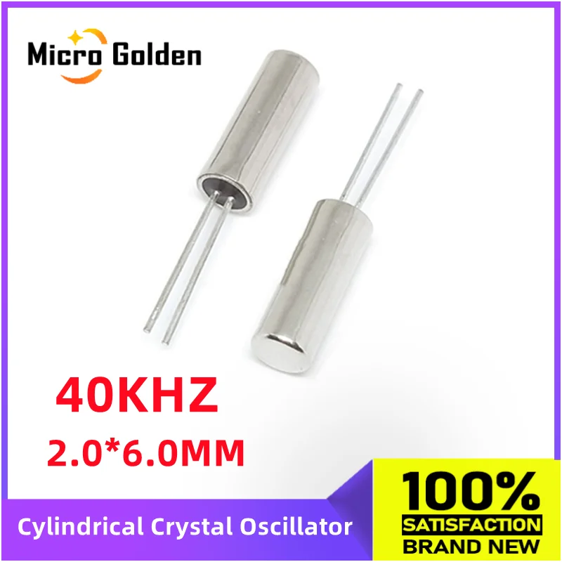 40.000KHZ 40KHZ 40K 40.000K Cylindrical Passive Crystal Oscillator 2*6MM 2x6mm JU206 Quartz Crystal Resonator 10pcs