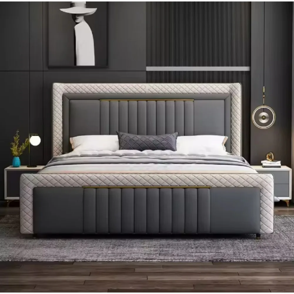 Luxury Birch Wood Bed Frame 1