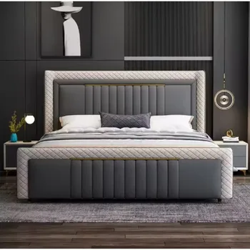 Luxury Birch Wood Bed Frame 1