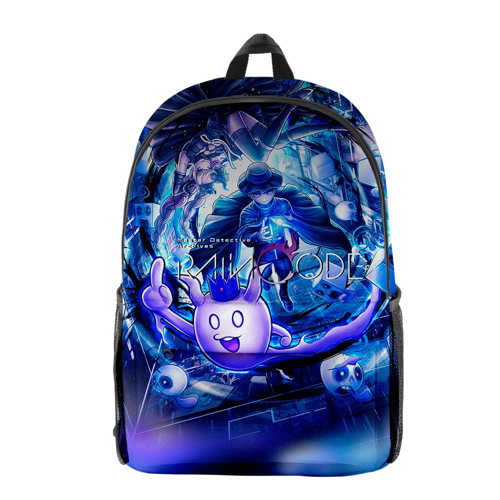 

Master Detective Archives Rain Code 2023 New Game Backpack Student School Bag Unisex Daypack Zipper Traval Bag Harajuku Bag