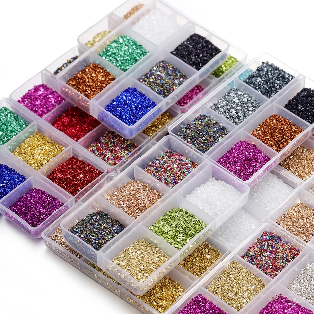 Crushed Glass Stones 1