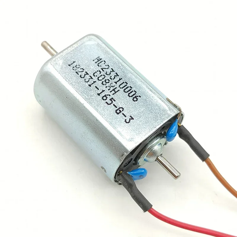 고속 DC 전기 모터 6V 9V 12V 18V 24V 24000RPM 카본 브러시 듀얼 2mm 샤프트 24mm DIY RC 자동차 기차 취미용 장난감 모델용