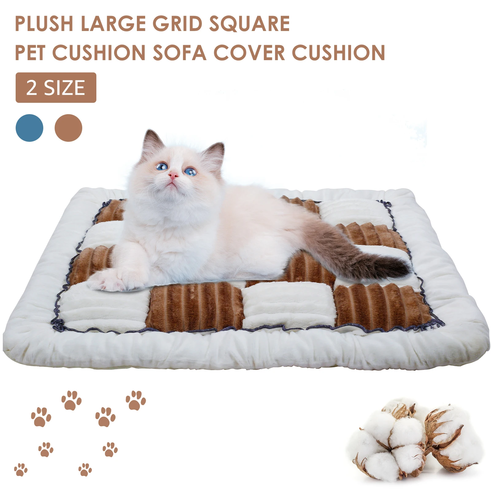 

Chair Seat Cushion Soft Thick Chair Seat Pads Anti-Slip Dining Chairs Seat Mat Decorative Square Chair Cushion Multipurpose