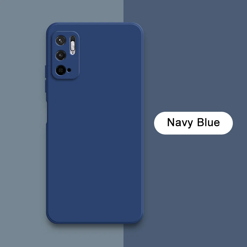 Original Square Liquid Shockproof Soft Silicone Phone Case