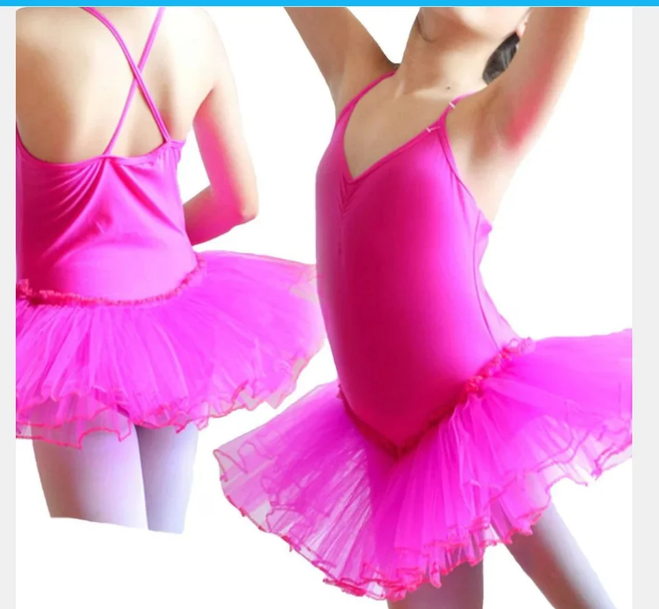 

1pcs/lot Girls Ballet Dress Children Girl Dance candy color dress Kids Ballet Costumes Girls Dance Leotard dress