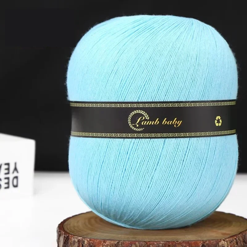 Luxurious 150g Silk Cotton Lace Yarn for Hand Knitting and Crocheting