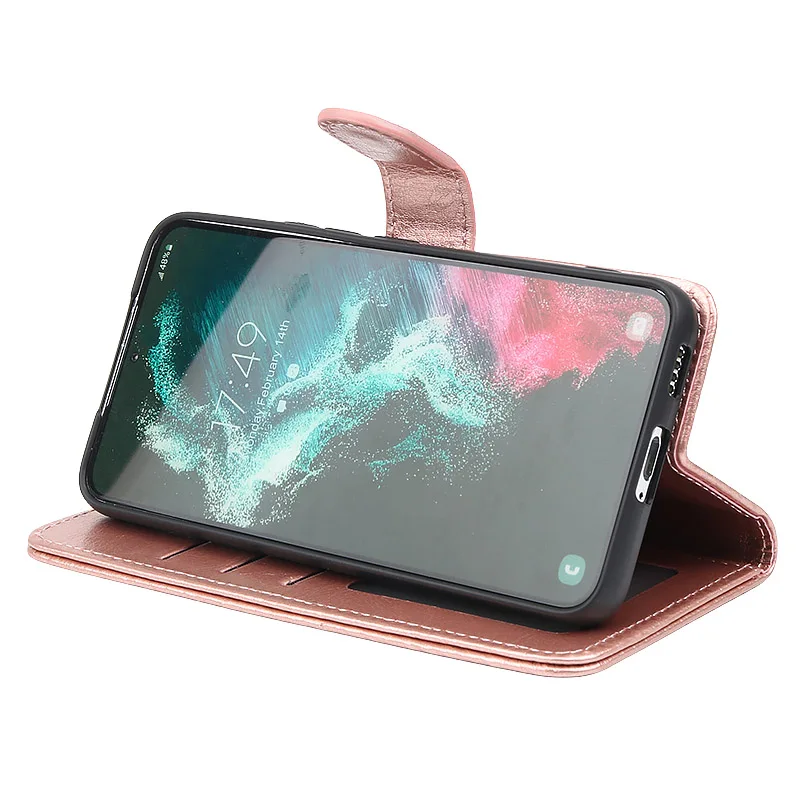 Leather Flip Wallet Phone Case
