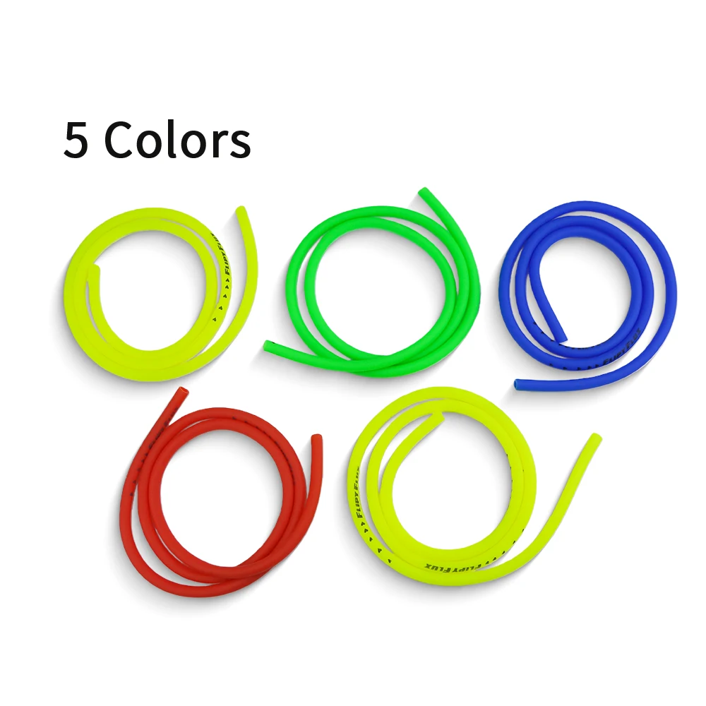 Versatile Multi-Length Colorful Rubber Fuel Line Hose