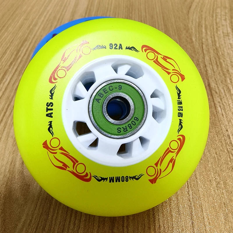 Roller Skating Wheels 80mm 76MM 72mm 85a 90a 8wheels/lot
