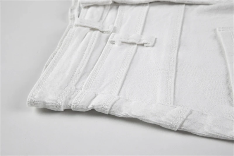 Summer New White Denim Shorts Women's Hong Kong Style High Waist Slim Super Shorts Loose All-match Pocket Jeans Female Hot Pants bape shorts