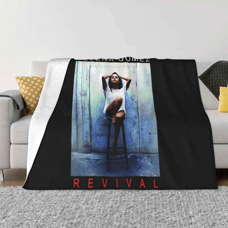 Selena Gomez 2016 Revival Tour Band Concert Blanket Thick Sofa Bed
