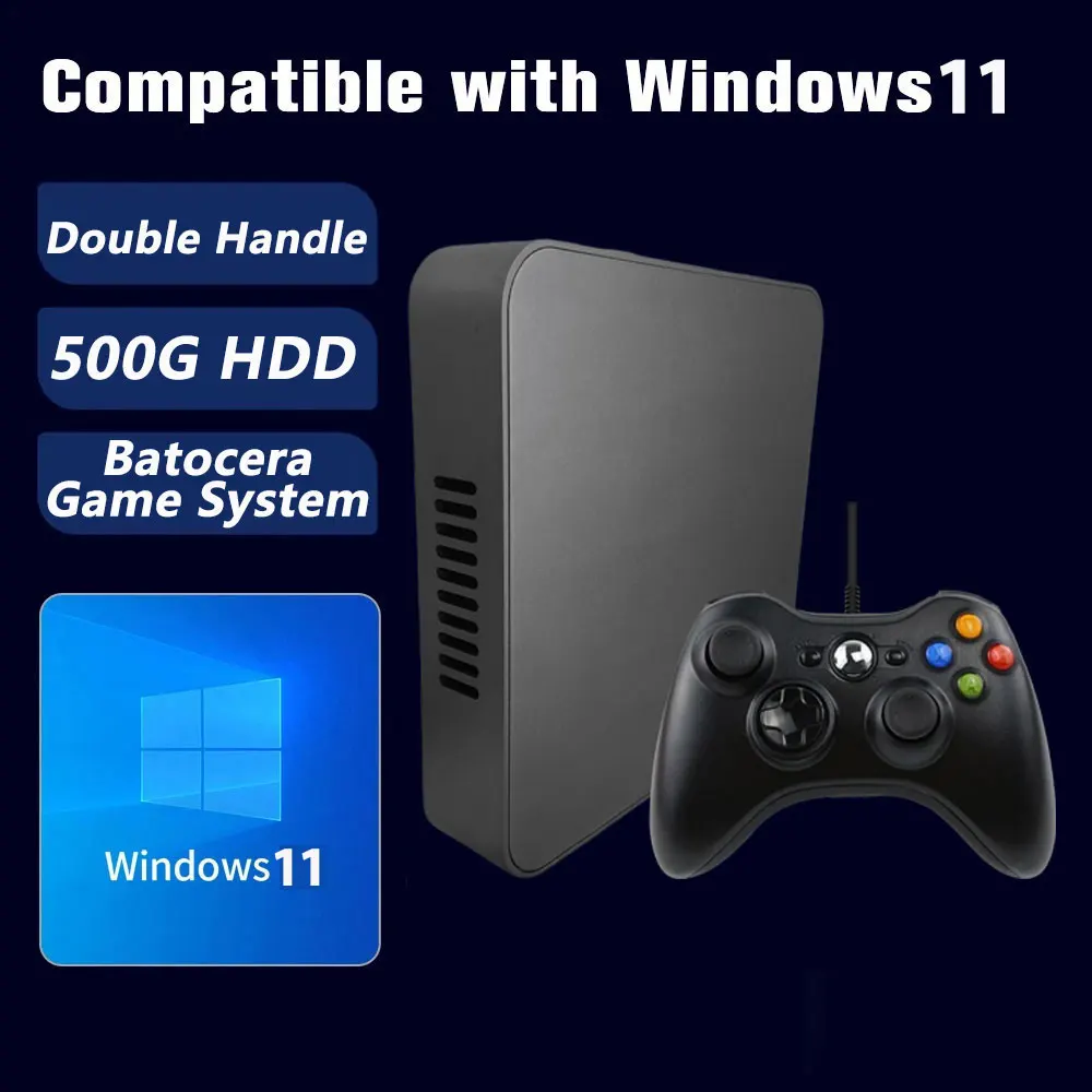 TV 박스용 플러그 앤 플레이 콘솔 V3 MAX, 4G + 500G HDD 70000 + 게임, WII PS2 SS DC PSP XBOX GameCUBE 어린이용 선물, 2024 신제품
