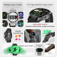 GT5 PRO Smart Watch Men Watch 5 Pro AMOLED HD Screen Bluetooth Call GPS Trajectory NFC Heart Rate Compass SmartWatches 2025 New 2