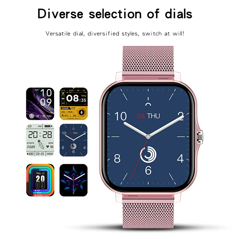 LIGE Smart Watch Women Bluetooth Call Watch Fitness Tracker Waterproof Sport Smart Clock Fashion Ladies Men Smartwatch Woman smart watch