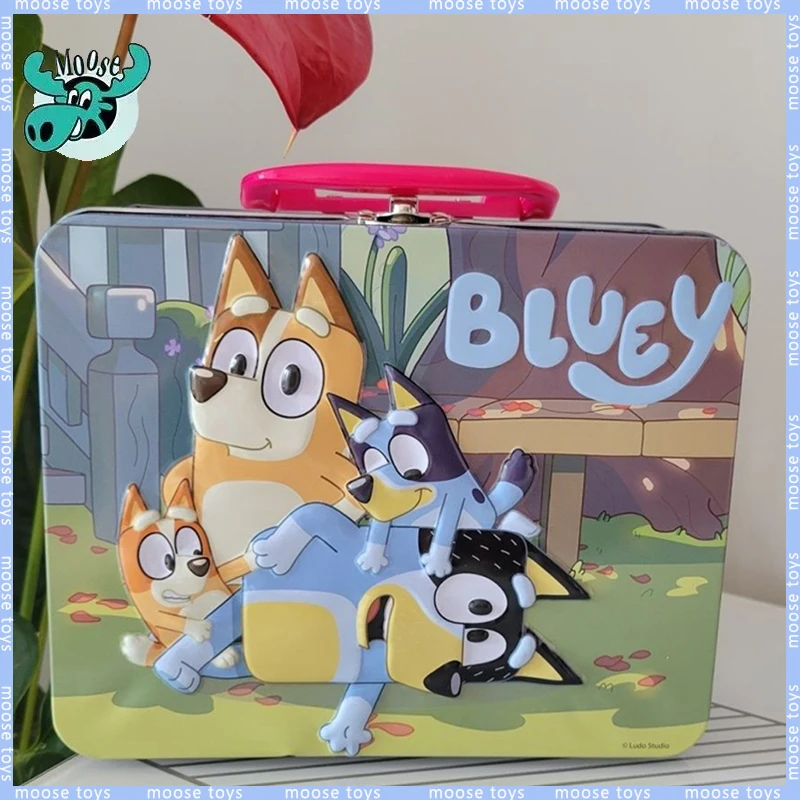 

Moose Bluey Puzzle Cartoon Animation Puzzle Children Puzzle Flat Paper Baby Toy Gifts Birthday Gift Exquisite Iron Box Packaging