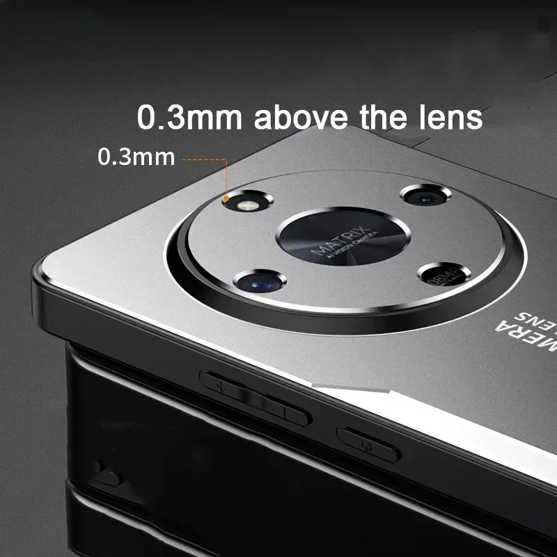 High Quality Aluminum Alloy Matte Metal Shockproof Phone Case